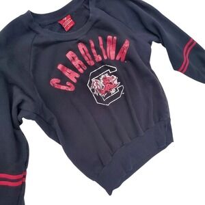 Colosseum Black Garnet Crewneck Regular Fit Gamecock Sweatshirt‎ SZ:L